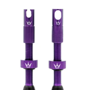 PEATY'S x Chris King MK2 Presta 42 mm Tubeless-venttiilit (x2) Violet