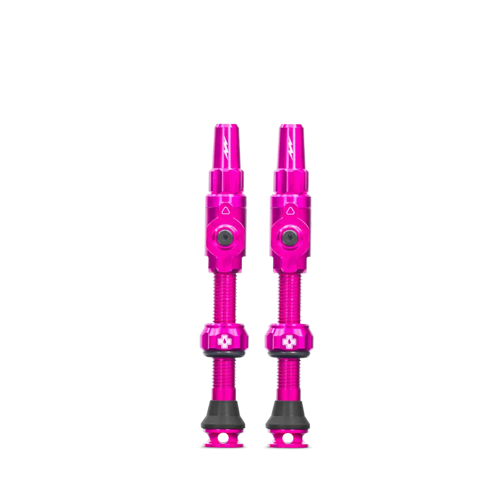Tubeless-venttiilit MUC-OFF Big Bore Lite (Presta) Large Vaaleanpunainen