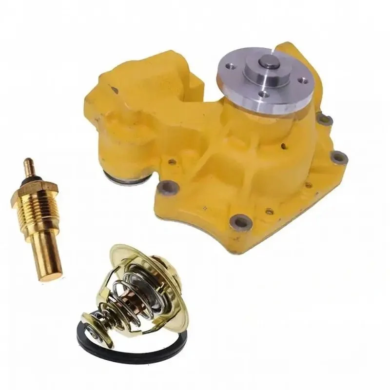 Vesipumppu & termostaatti & anturi Komatsu-moottorille 4D95 puskukone D20-6 D21-6 D20-7 D21A-6