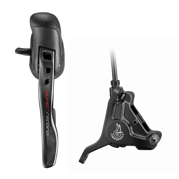 Vasen vipu ja etusatula 160mm CAMPAGNOLO SUPER RECORD Flat Mount Ei levyä.