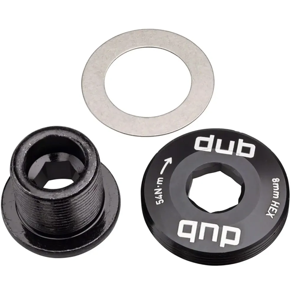 SRAM M18/30 DUB teräs musta, itsestään ulosvedettävä polkimen kiinnitysruuvi #11.6118.066.000
