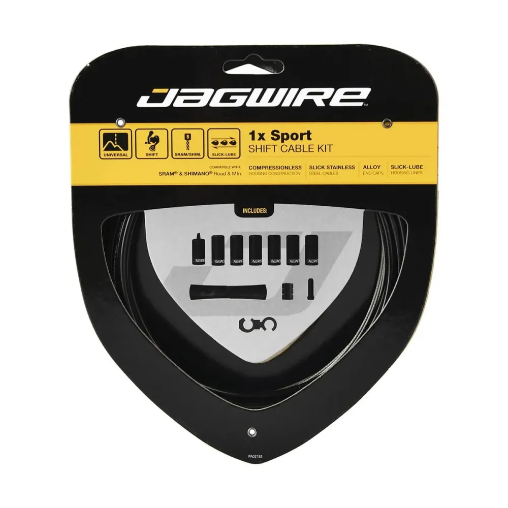 JAGWIRE SPORT SHIFT 1X Vaijerin vaijeri- ja letkusarja musta