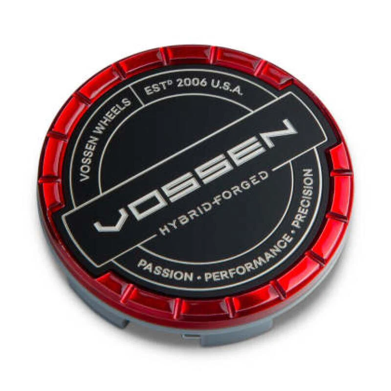 Vossen Billet Sport Cap 1.0 - Small - Hybrid Forged - Transparent Red