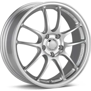 Enkei PF01 18x9 5x114.3 35mm Offset 75 Bore Dia Silver Wheel