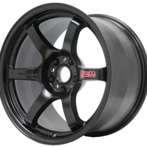 Gram Lights 57DR 17x9.0 +22 5x114.3 Semi Gloss Black Wheel
