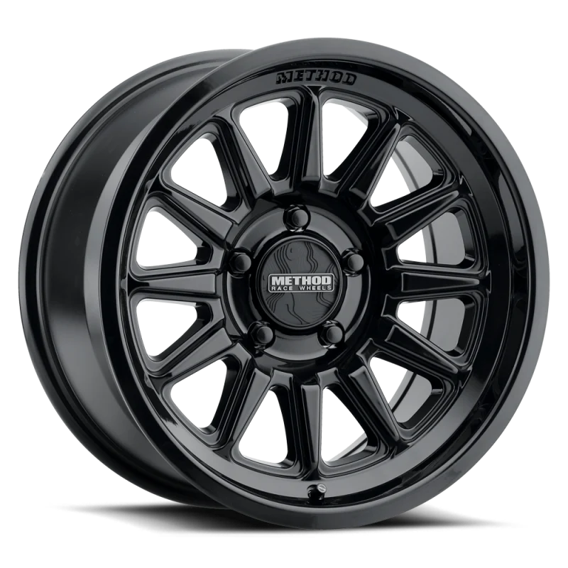Method MR323 17x8.5 / 8x180 BP / 0ET / 4.72in BS / 130.81mm CB - Gloss Black Wheel