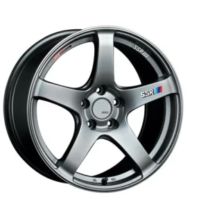 SSR GTV01 18x8.5 5x114.3 40mm Offset Flat Black Wheel 05-07 STI / 11+ tC