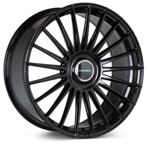 Vossen HF-8 24x10 / 6x139.7 BP / ET25 / 106.1 CB / Deep - Gloss Black Wheel