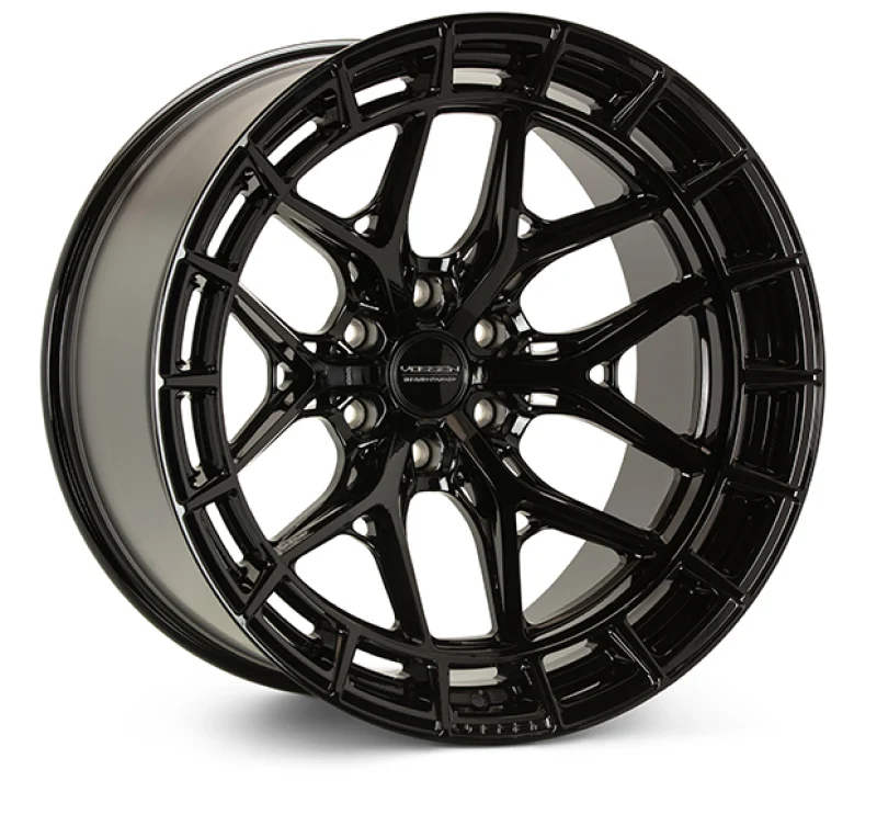 Vossen HFX-6 20x10 - 6x139.7 - ET-18 - Super Deep - 106.1 - Gloss Black Wheel